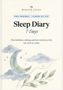 Sleep Diary, 7 days cover