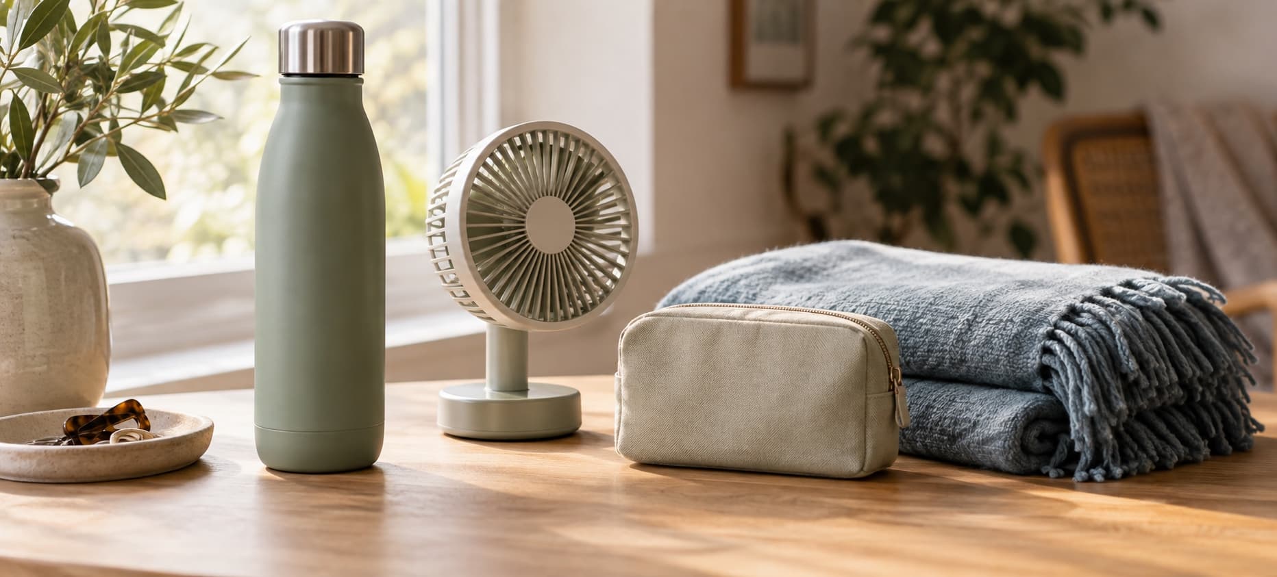 Hydration, travel, home comfort