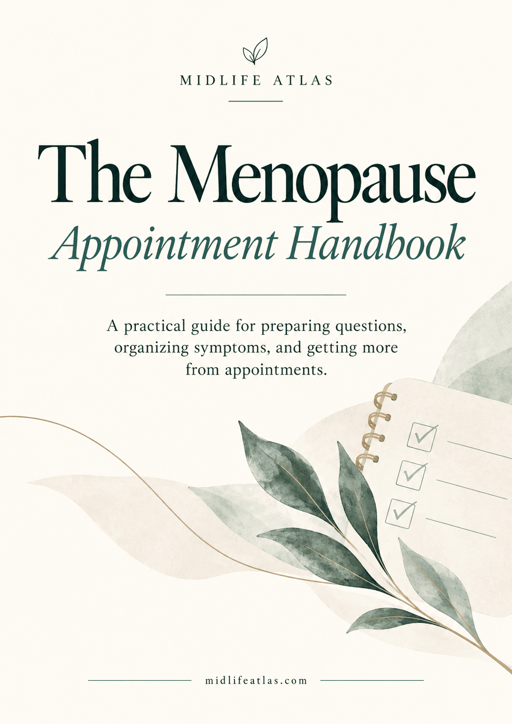 Cover of The Menopause Appointment Handbook by Midlife Atlas