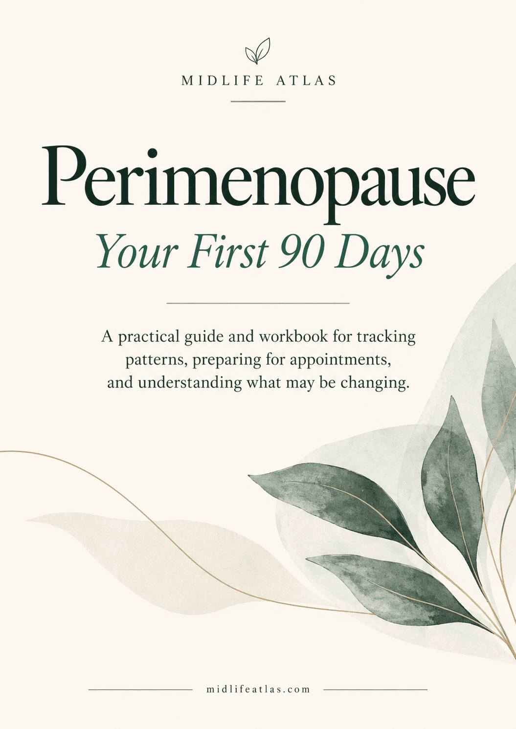 Cover of Perimenopause: Your First 90 Days by Midlife Atlas
