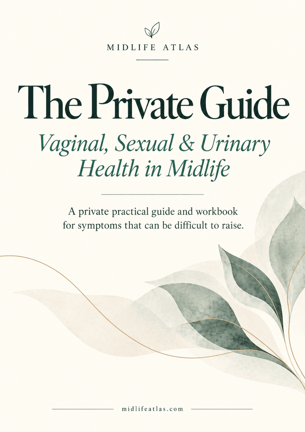Cover of The Private Guide to Vaginal, Sexual & Urinary Health in Midlife by Midlife Atlas